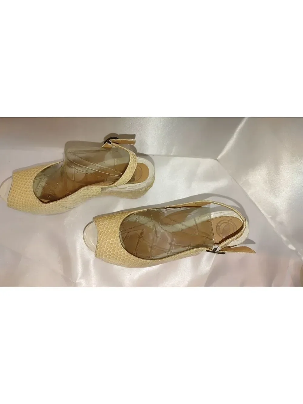 Nurture by Lamaze Luna Wedge Peep Toe Espadrilles Size 9.5M